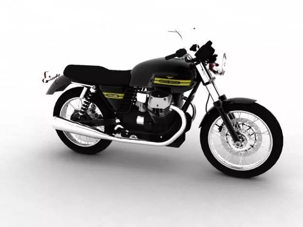 Moto Guzzi V7 Classic 2010 3D model_0