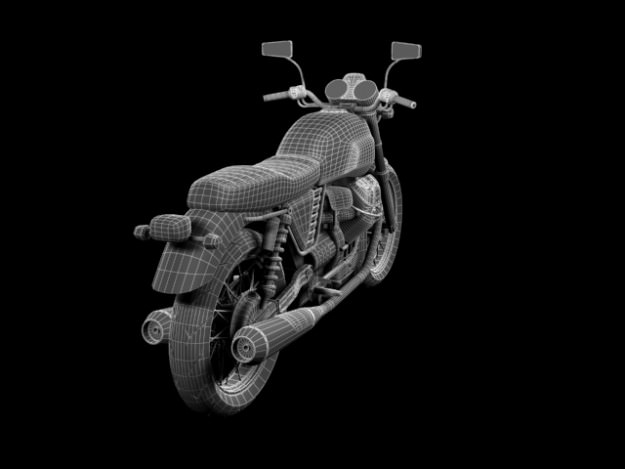 Moto Guzzi V7 Classic 2010 3D model_15