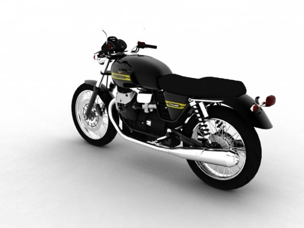 Moto Guzzi V7 Classic 2010 3D model_3