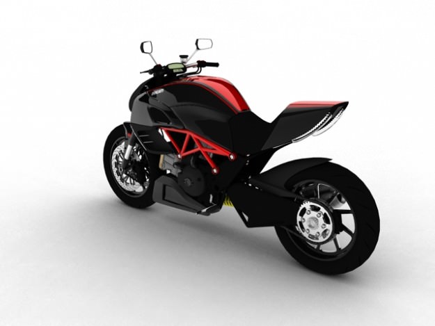 Ducati Diavel 2011 3D model_4