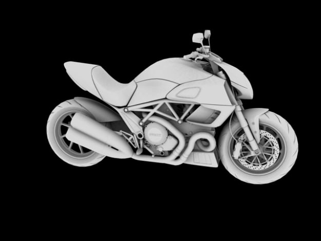 Ducati Diavel 2011 3D model_9