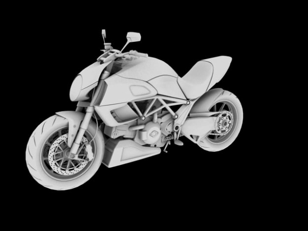 Ducati Diavel 2011 3D model_10