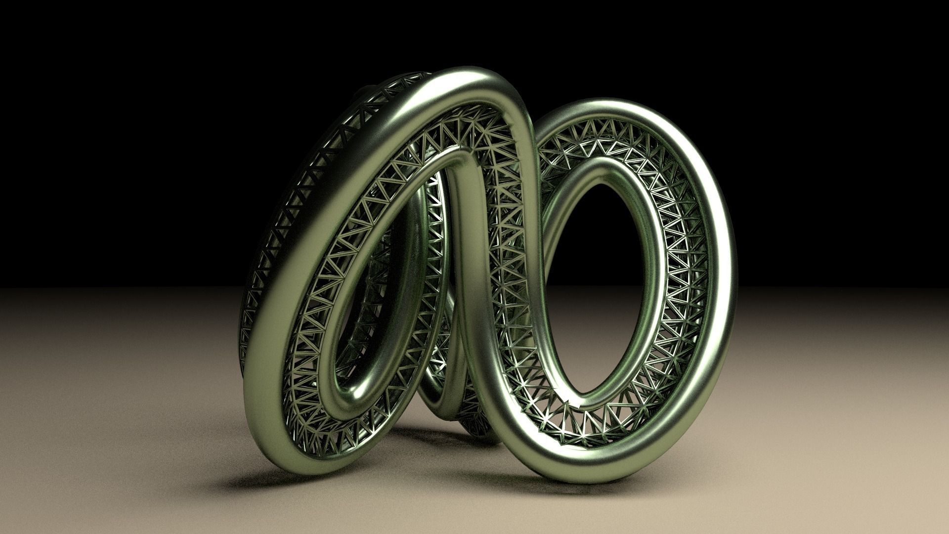 Tessellated Torus Free 3D print model_0