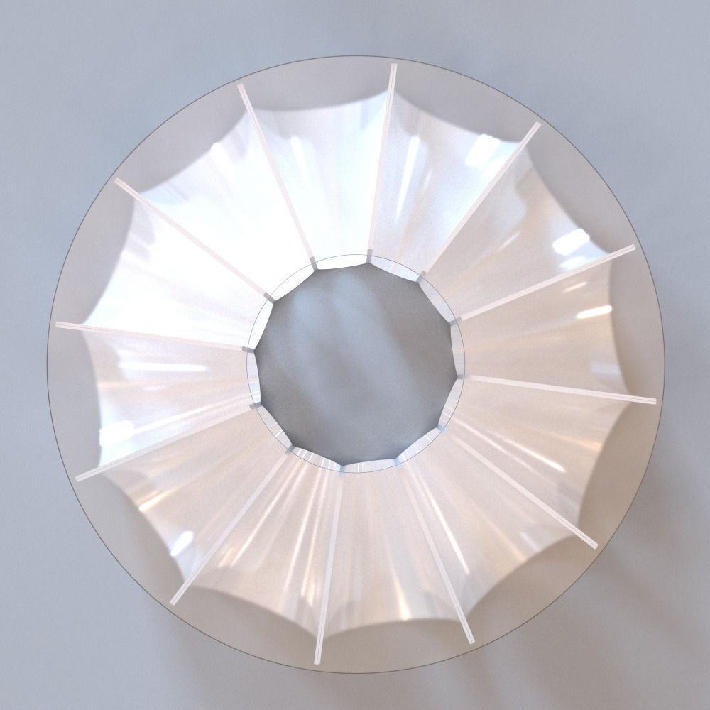 Roche Bobois - Iride coffee table Low-poly 3D model_1