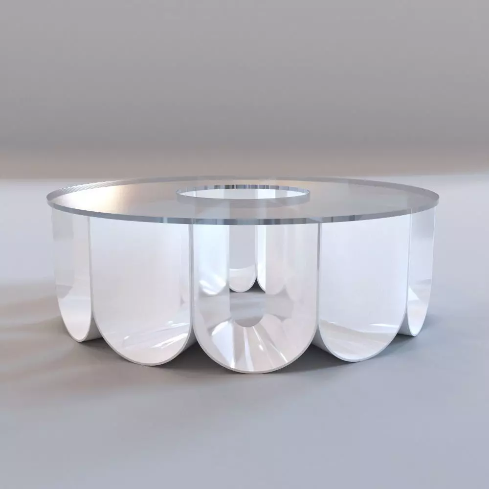 Roche Bobois - Iride coffee table Low-poly 3D model_0
