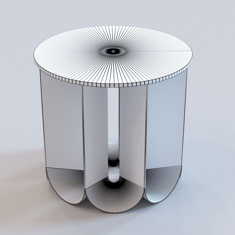 Roche Bobois - Iride end table Low-poly 3D model_3
