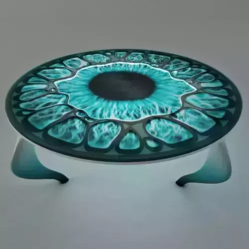 Eye-table coffee table with eye