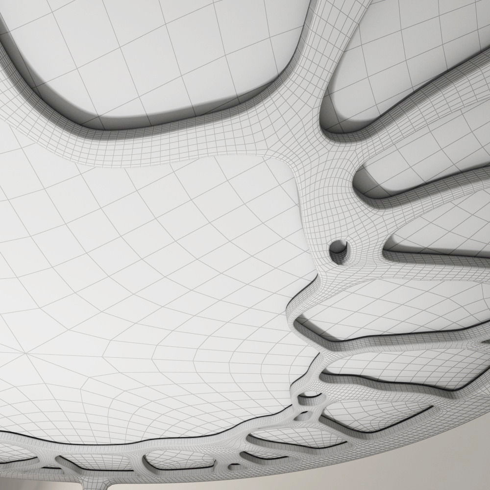 Eye-table coffee table with eye 3D model_5