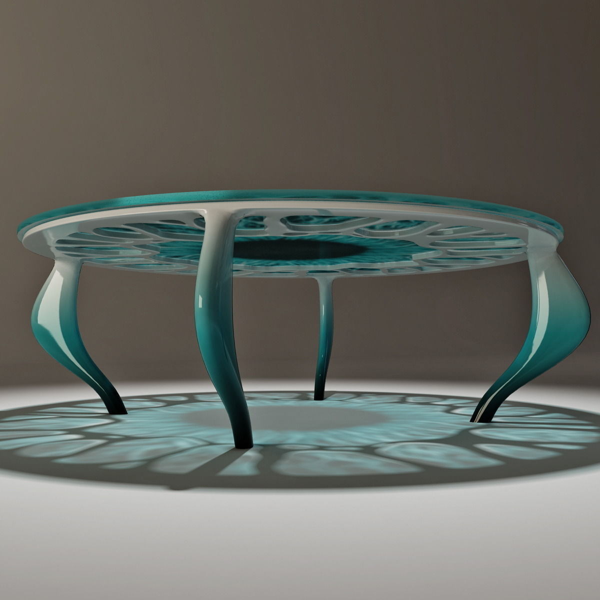 Eye-table coffee table with eye 3D model_2