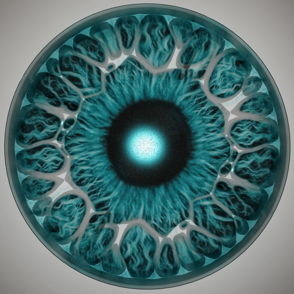 Eye-table coffee table with eye 3D model_3