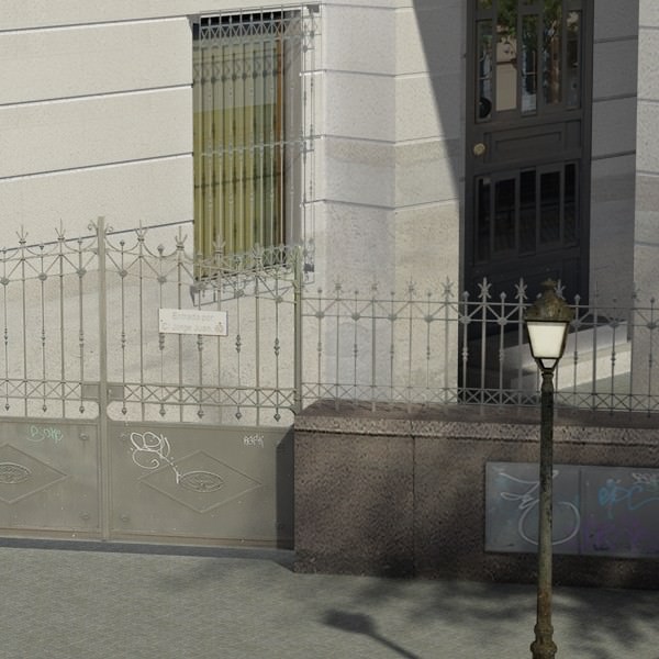 Building on corner of street 3D model_5