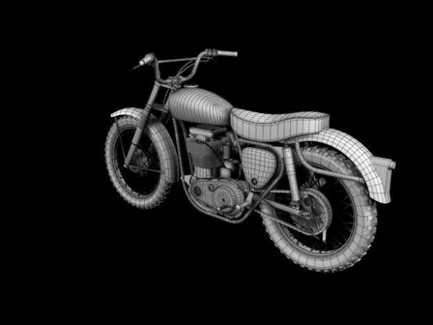 BSA B44 Victor Enduro 1966 3D model_15