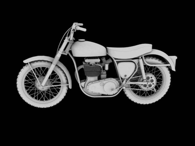 BSA B44 Victor Enduro 1966 3D model_13