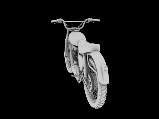 BSA B44 Victor Enduro 1966 3D model_8