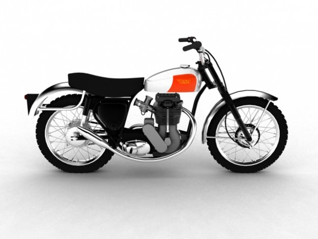 BSA B44 Victor Enduro 1966 3D model_6