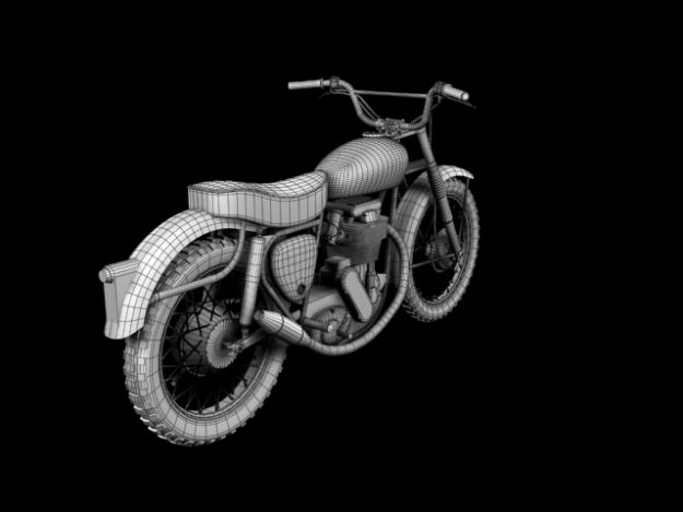BSA B44 Victor Enduro 1966 3D model_17