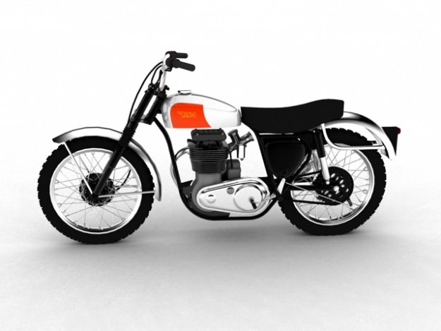 BSA B44 Victor Enduro 1966 3D model_2