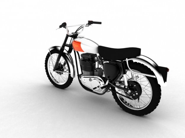BSA B44 Victor Enduro 1966 3D model_3