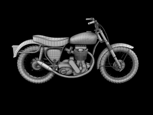 BSA B44 Victor Enduro 1966 3D model_18