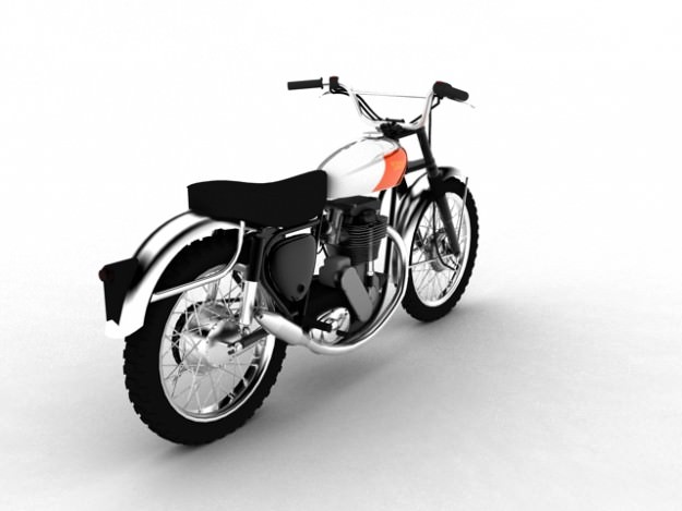 BSA B44 Victor Enduro 1966 3D model_5