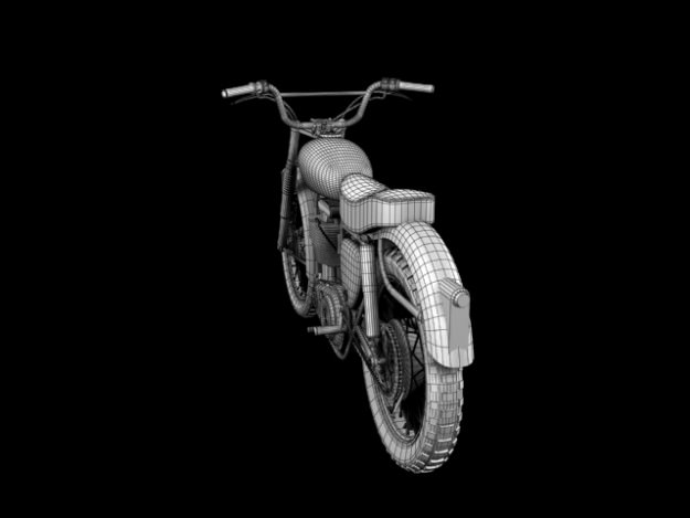 BSA B44 Victor Enduro 1966 3D model_16