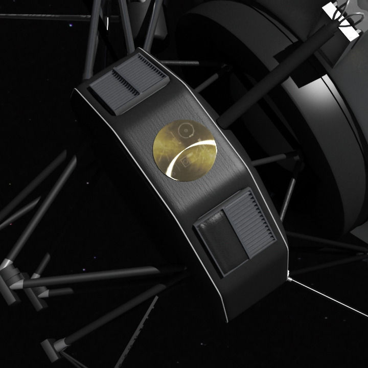Voyager nasa 3D model_1