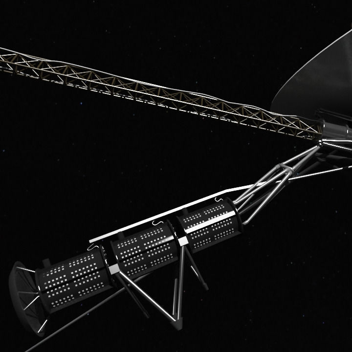 Voyager nasa 3D model_2