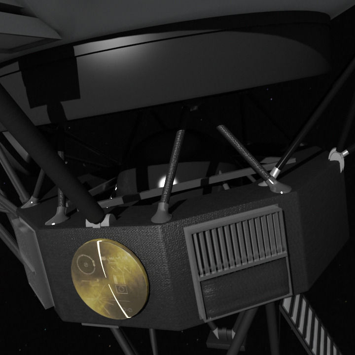 Voyager nasa 3D model_13