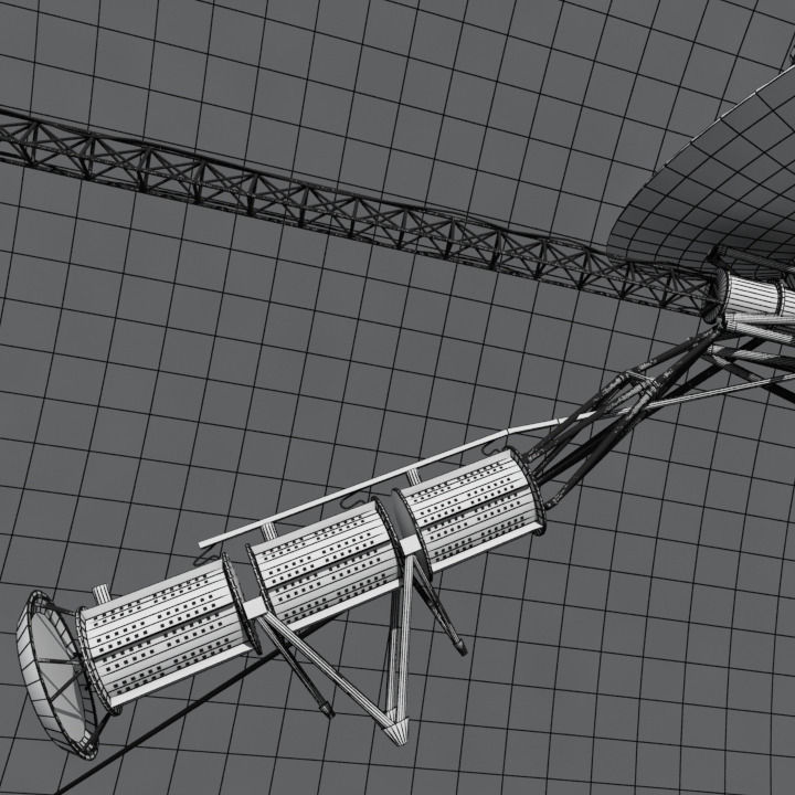 Voyager nasa 3D model_8