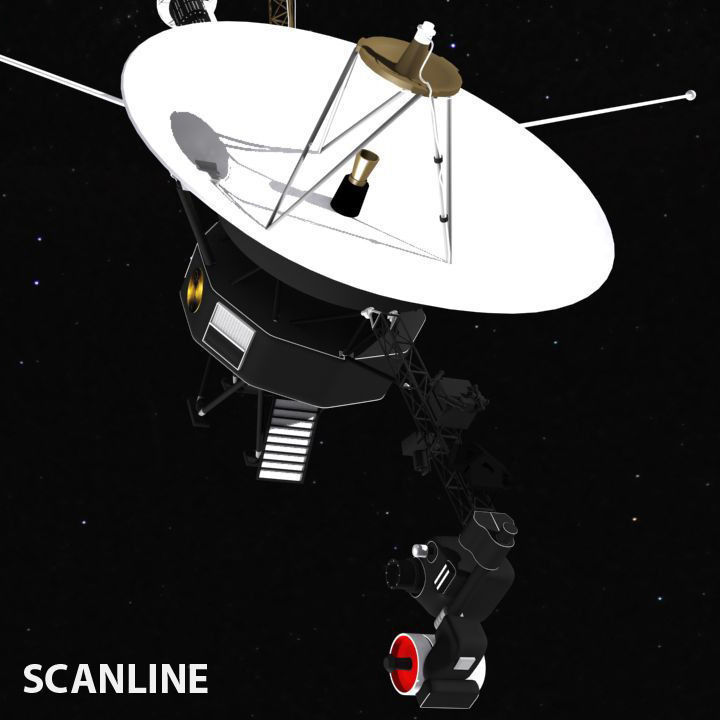 Voyager nasa 3D model_12