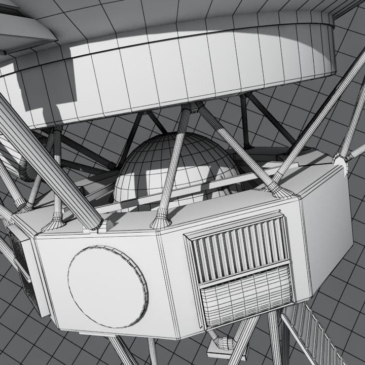 Voyager nasa 3D model_11