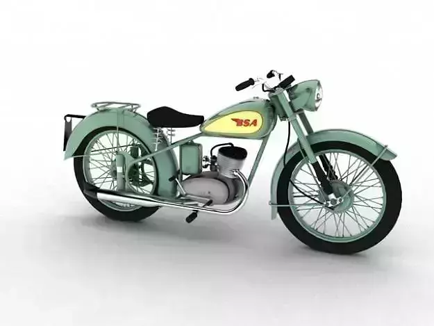 BSA Bantam D1 1948 Free 3D model