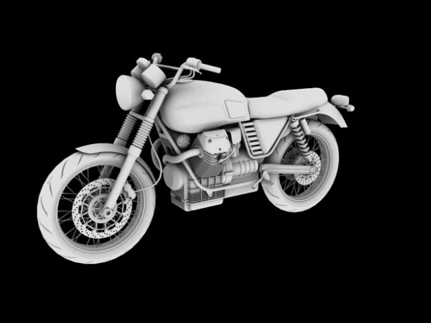 Moto Guzzi V7 Scrambler 2012 3D model_13