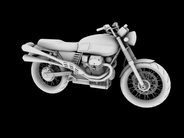 Moto Guzzi V7 Scrambler 2012 3D model_12