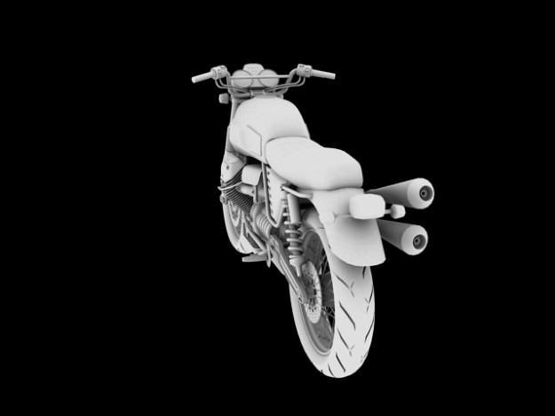Moto Guzzi V7 Scrambler 2012 3D model_9