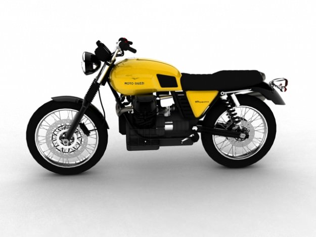 Moto Guzzi V7 Scrambler 2012 3D model_2