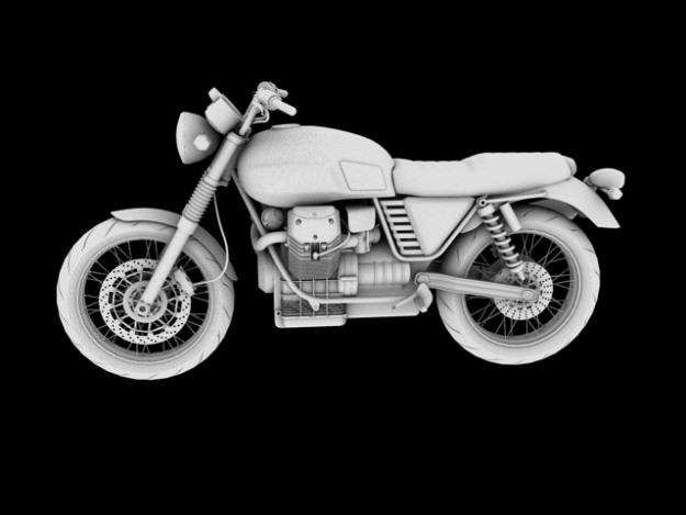 Moto Guzzi V7 Scrambler 2012 3D model_7