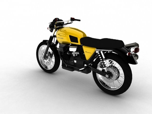 Moto Guzzi V7 Scrambler 2012 3D model_3