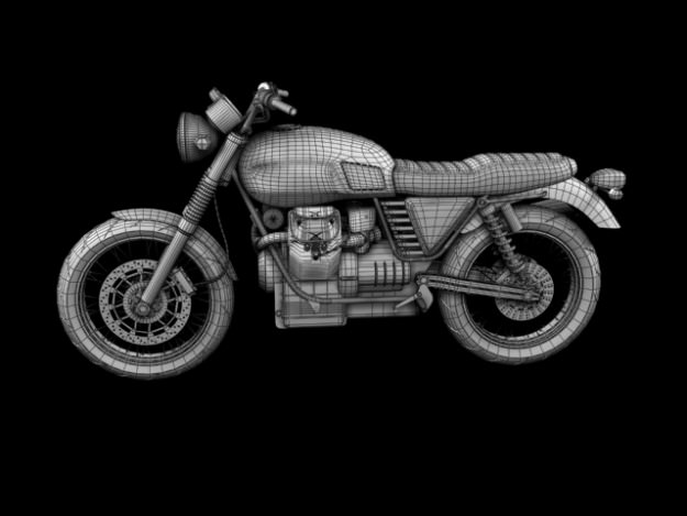 Moto Guzzi V7 Scrambler 2012 3D model_19