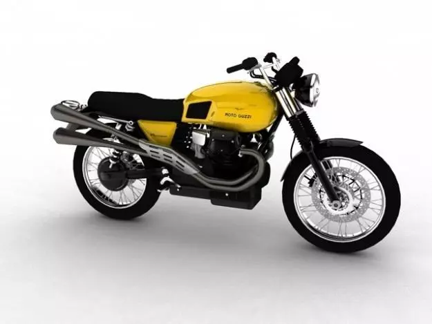 Moto Guzzi V7 Scrambler 2012 3D model_0