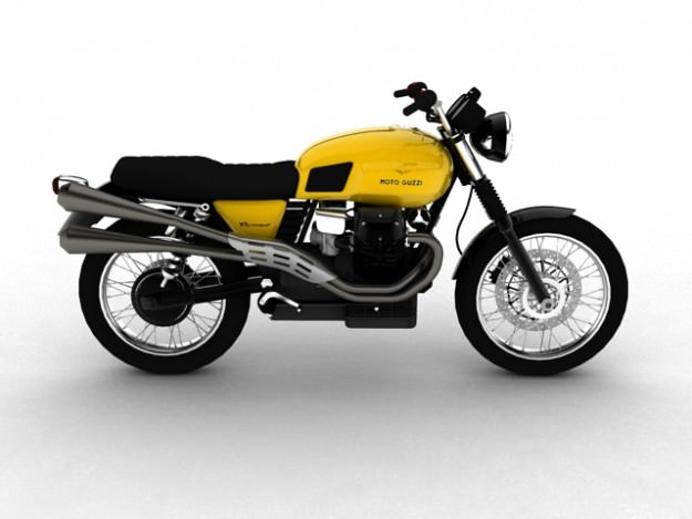 Moto Guzzi V7 Scrambler 2012 3D model_6