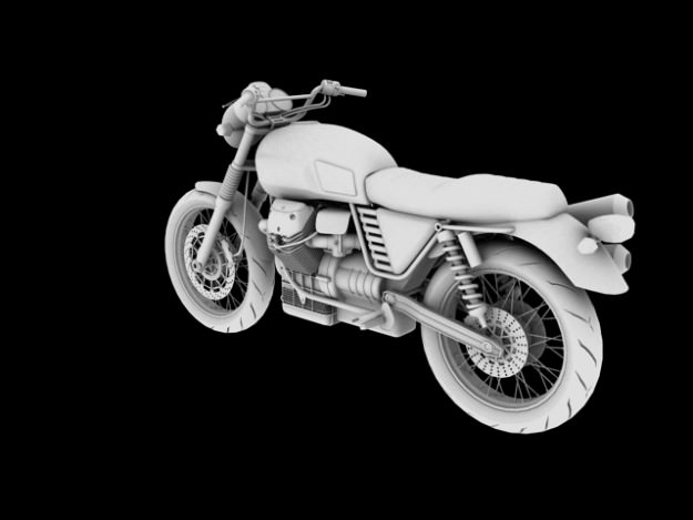 Moto Guzzi V7 Scrambler 2012 3D model_8