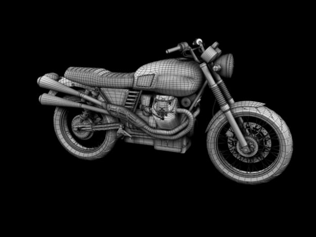 Moto Guzzi V7 Scrambler 2012 3D model_17
