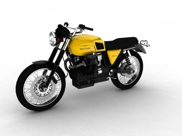 Moto Guzzi V7 Scrambler 2012 3D model_1