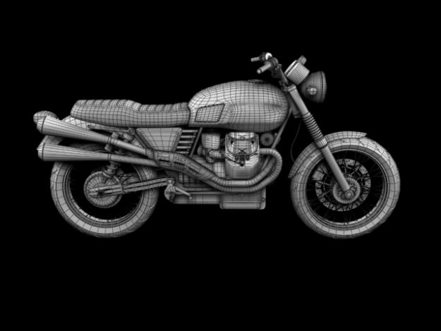 Moto Guzzi V7 Scrambler 2012 3D model_16