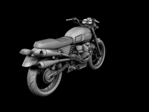 Moto Guzzi V7 Scrambler 2012 3D model_15