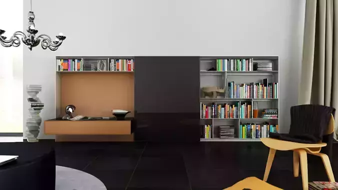 Taschen collection five colorful books 3D model