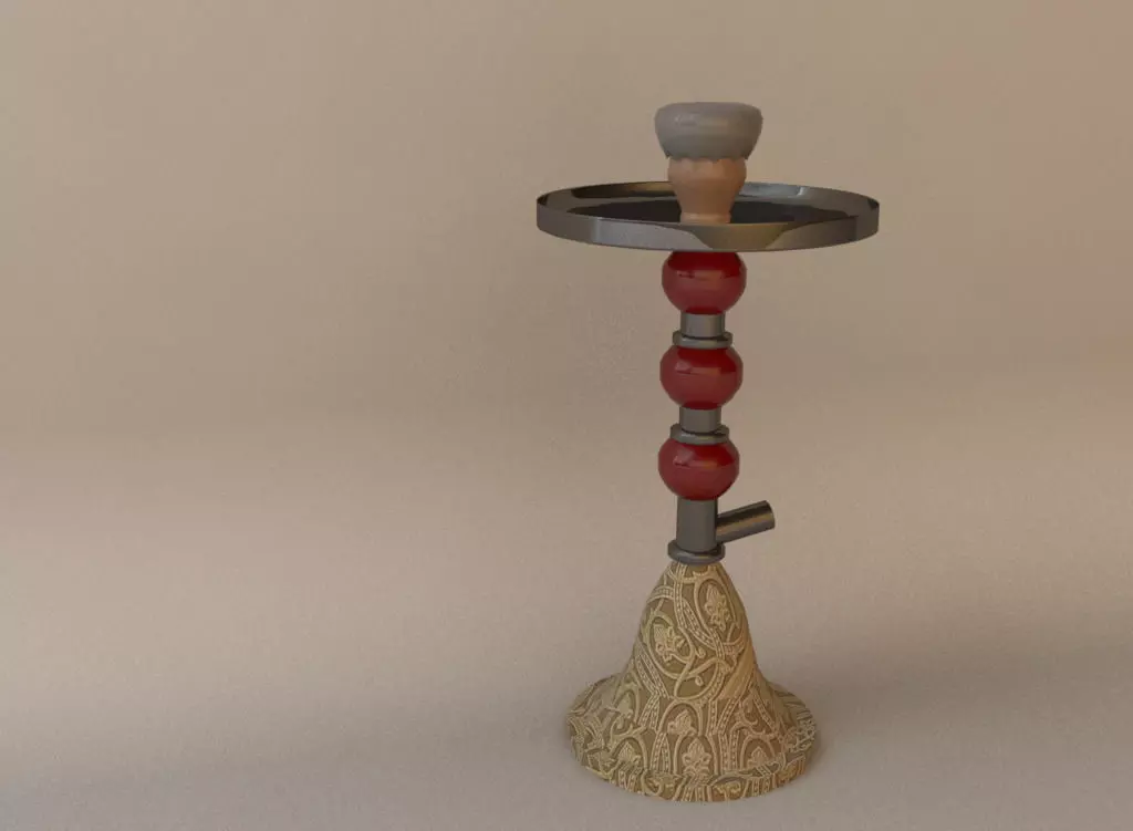 Shisha hookah Free 3D model