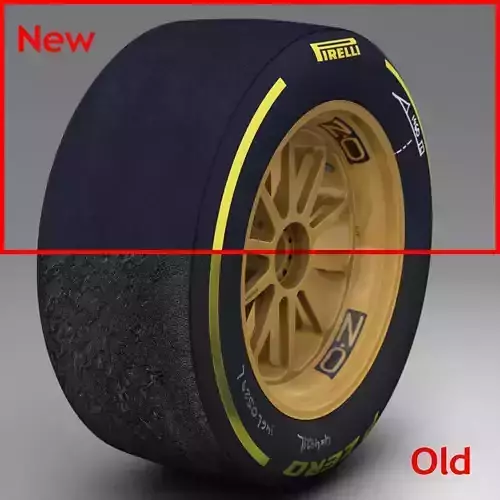 18 inches Soft front tyre