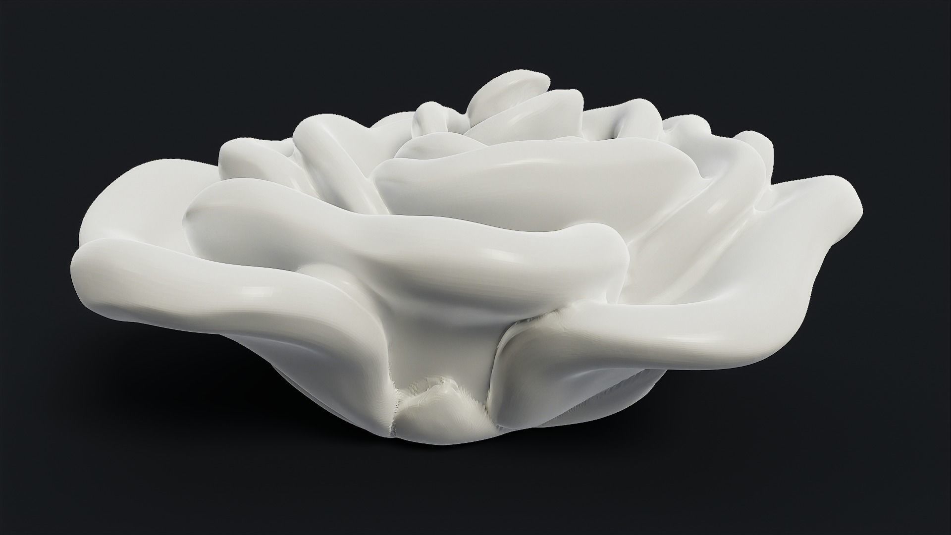 Rose Bloom 3D print model_5